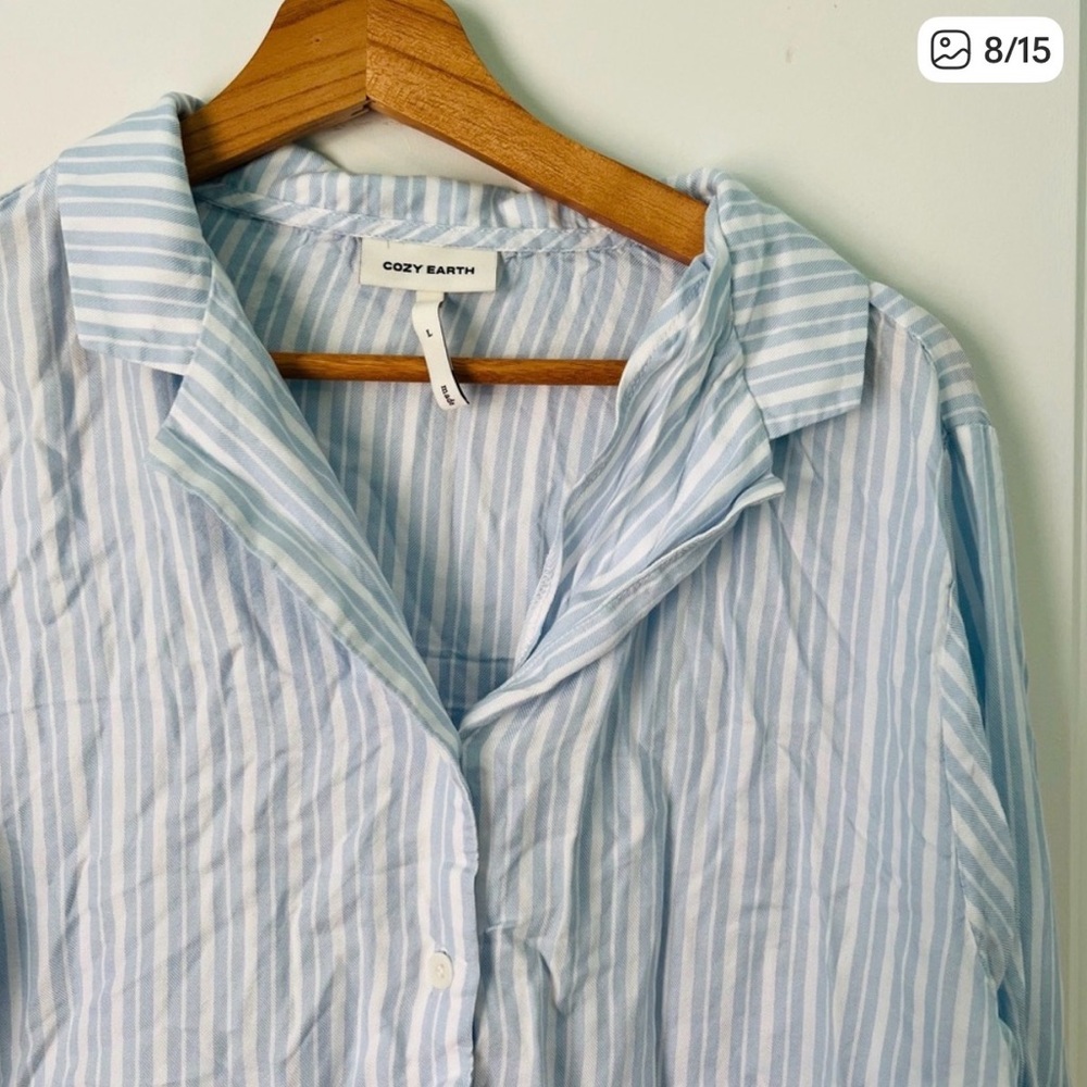 Cozy Earth Woven Pajama Set - Picture 7 of 9